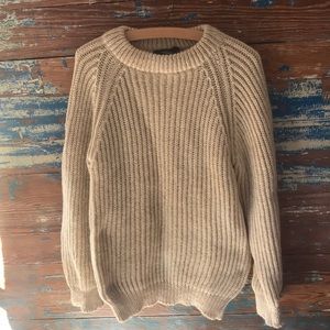 lands End wool fisherman’s sweater